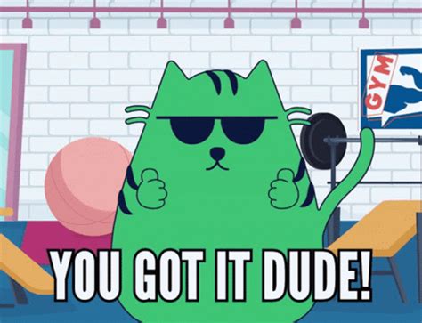 you got it gif|you got this animated gif.